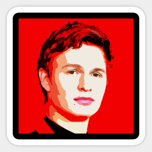 Ansel Elgort Sticker